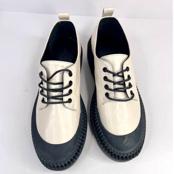 SALT AND CHOCOLATE  Size 7 Round Toe Platform Derby Shoes - Picture 3 of 16